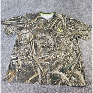 RealTree performance Max-5 Men's XL Short Sleeve, grass/reeds pattern, t-shirt
